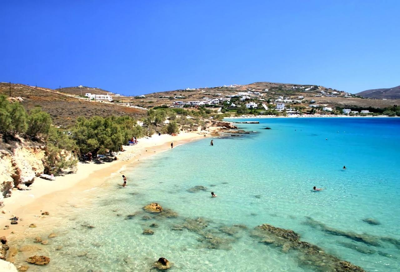 פארוס Omilos Beachfront House מראה חיצוני תמונה